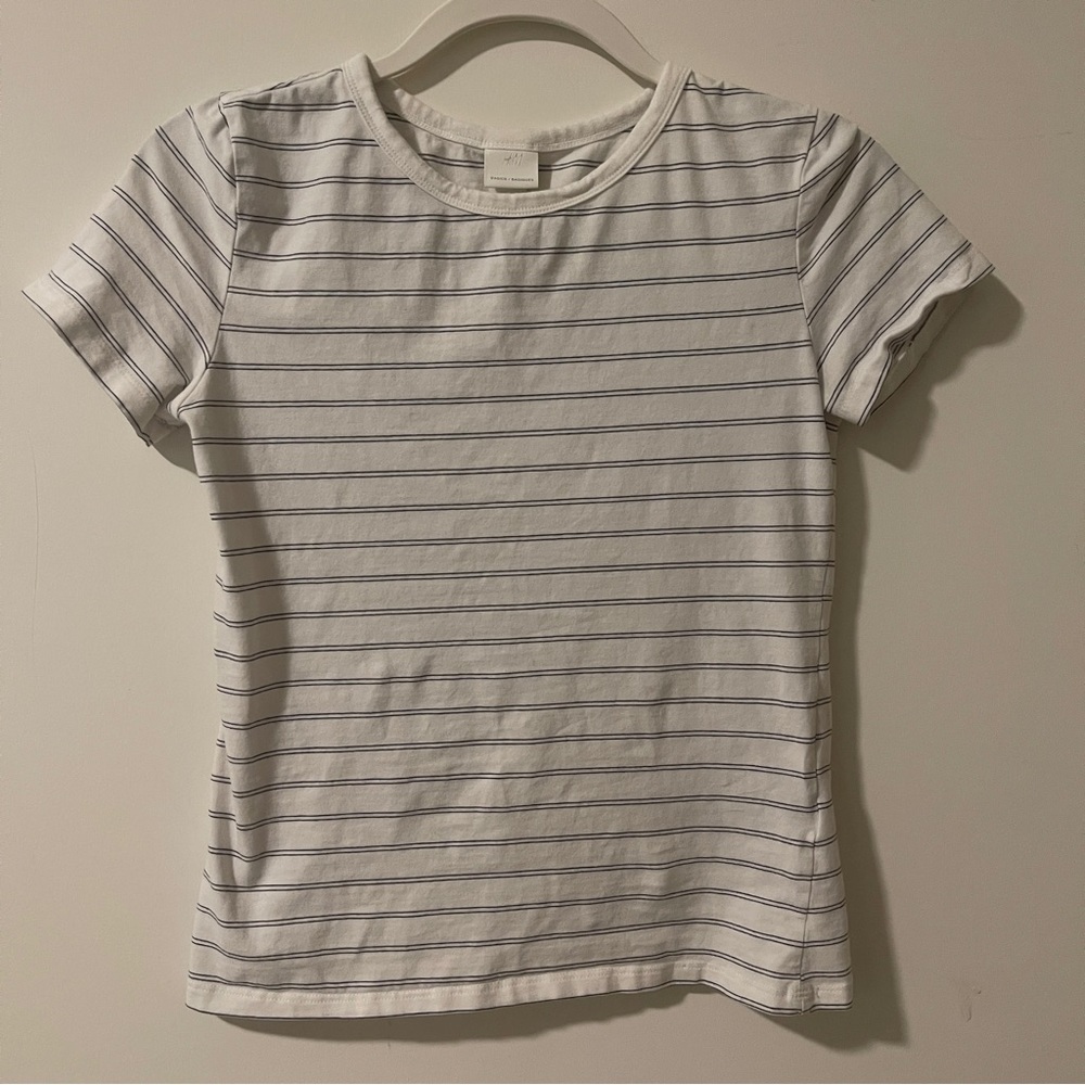 H&M striped white t-shirt